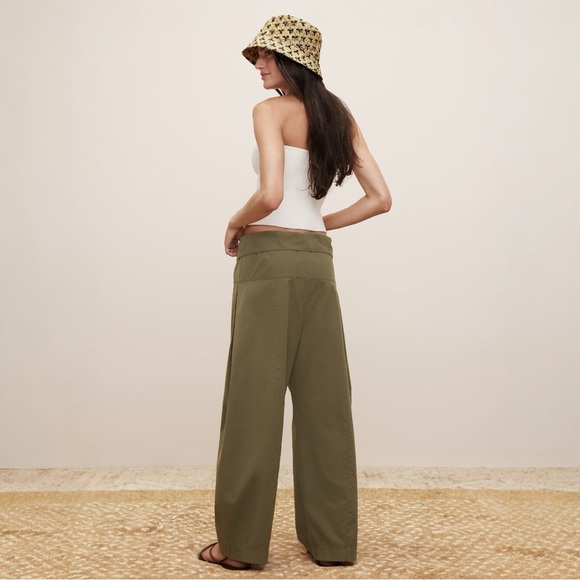 NWT Banana Republic THE WHITE LOTUS OVERSIZED FISHERMAN PANT - Picture 2 of 7